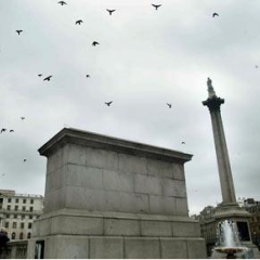 Empty Fourth Plinth, Trafalgar Square
